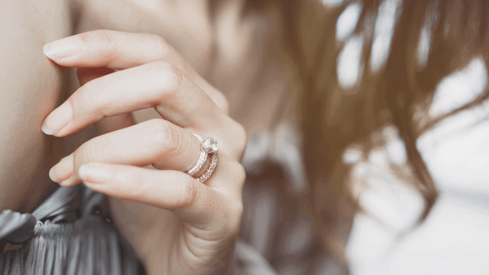 How To Wear Your Wedding Band With Your Engagement Ring
