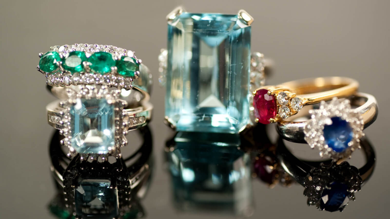 Engagement ring gemstones